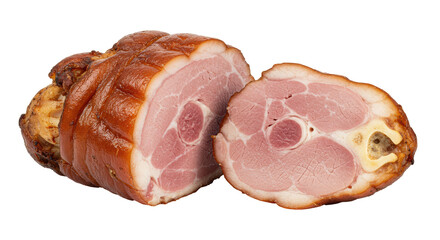 Isolated Smoked Ham