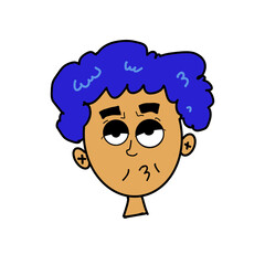 funny cartoon man