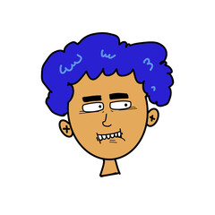 funny cartoon man