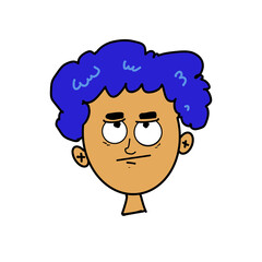 funny cartoon man