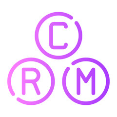 CRM gradient icon