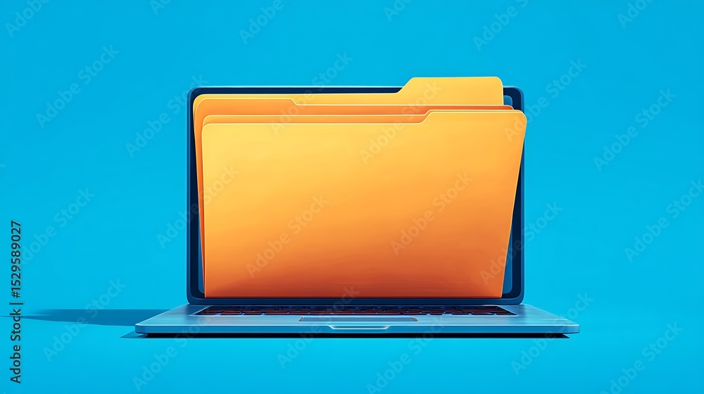 Poster digital padlock for computing system on dark blue background, cyber security technology for fraud pr