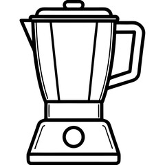 Blender line art vector