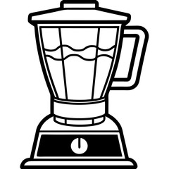 Blender line art vector