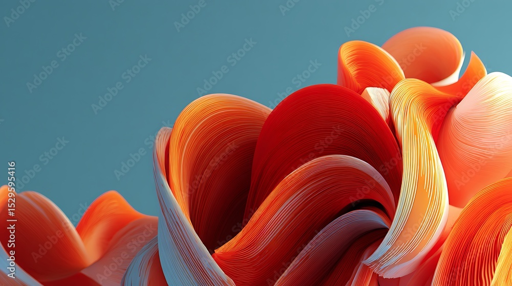 Poster modern abstract 3d background
