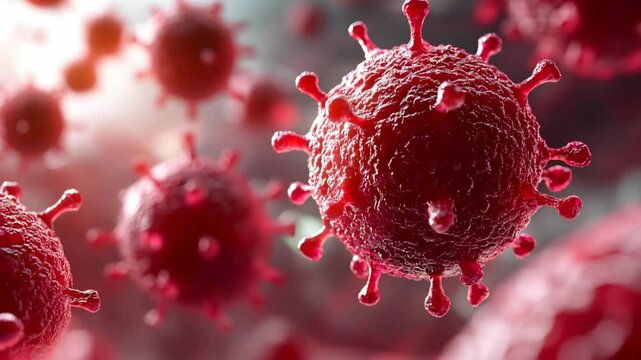 Understanding how viruses infect cells and spread in the human body