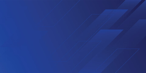 dark blue background with abstract square shape, dynamic and sport banner concept.