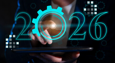 2026 digital transformation trends illustrating technology's impact on business strategies and...