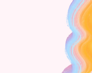 Abstract yellow and orange gradation color illustration for wallpaper background or template