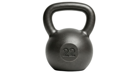Isolated 22 lb Kettlebell