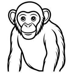 Bobcat line art vector