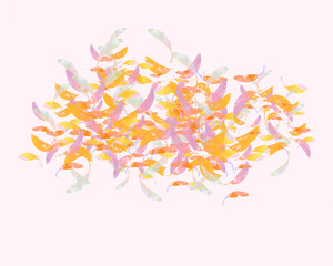 Obraz premium Seamless Yellow and Pink color gradation abstract illustration for wallpaper background or template