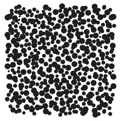  Irregular Black Dot Pattern on White Background