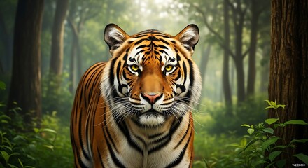 Obraz premium tiger in the jungle