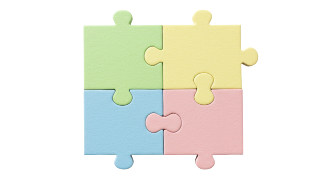 Isolated Four Puzzle Pieces