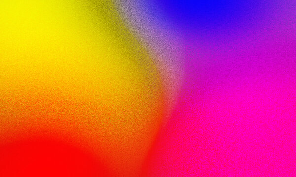 Abstract gradient colorful background with noise effect blending various bright colors for modern design - Powered by Adobe
