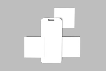 Instagram Post Blank Mockup template