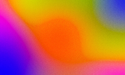 Abstract multicolored gradient background with grainy texture for creative and modern designs