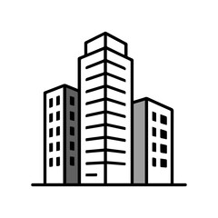 building icon. vector illustration	