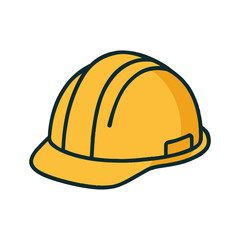 Hard Helmet. vector illustration	