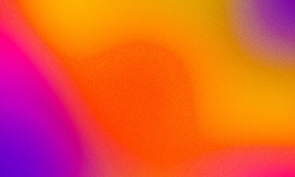 Vibrant abstract gradient background featuring orange yellow pink and purple hues with noise texture