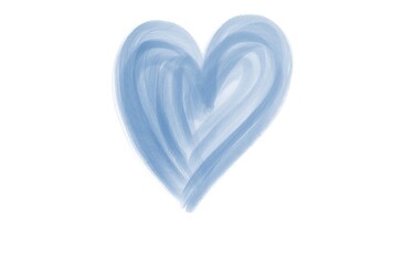 A blue heart with a blue background