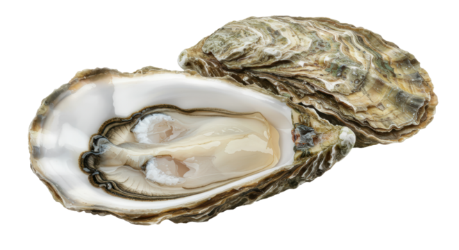 Isolated Oyster
