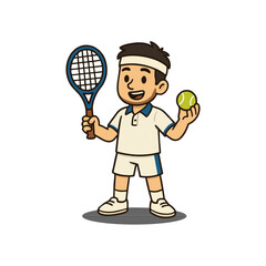 tennis boy.eps