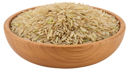 Isolated Brown Rice