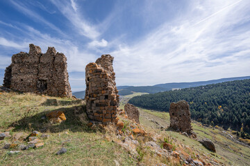 Kinzi Castle or Kindzi Castle is a medieval Georgian castle located in the historical Artani region, northwest of the Bagdashen village of the central district of Ardahan Province. It is also called "