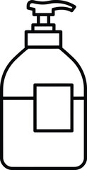 Sanitizer Dispenser Icon: A clean and modern illustration of a sanitizer dispenser, essential for hygiene and cleanliness.