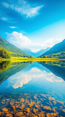 Majestic Mountain Views – Natural & Illustrated Landscapes 
