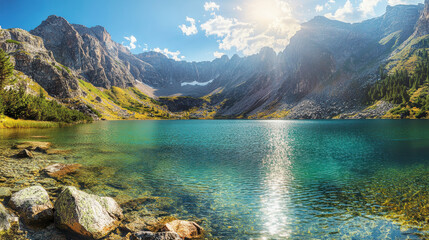 Majestic Mountain Views – Natural & Illustrated Landscapes 