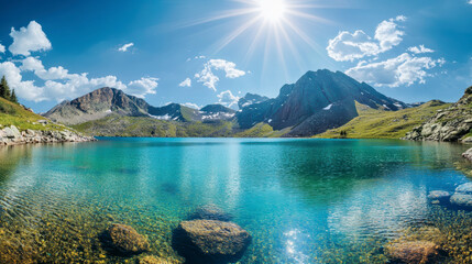 Majestic Mountain Views – Natural & Illustrated Landscapes 