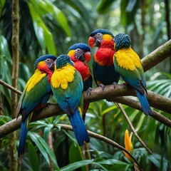 blue and yellow macaw