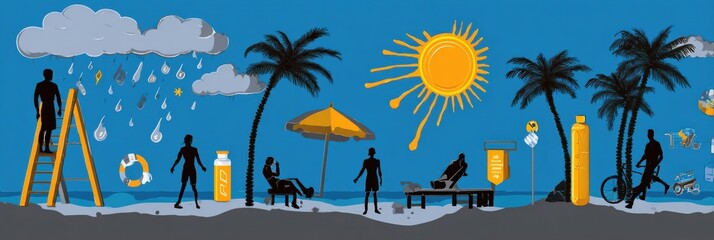 Outdoor Safety Routine in Sunny Weather With Tips for Enjoying the Beach While Staying Safe and Healthy
