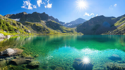 Majestic Mountain Views – Natural & Illustrated Landscapes 