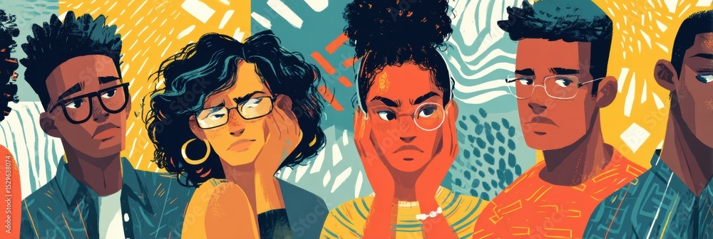 Poster understanding mental health stigma in minority communities through myths and facts
