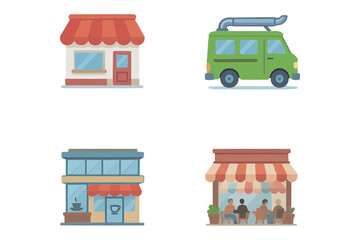 wooden toy train isolated, vector catering icon