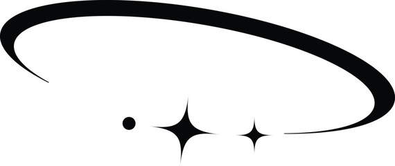 Y2k star sparkle bling abstract tattoo shapes. Simple minimal geometric signs in retro 2000s style. © fajar