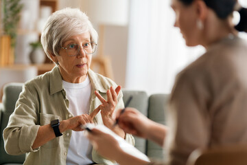Consultation of the patient with a psychologist