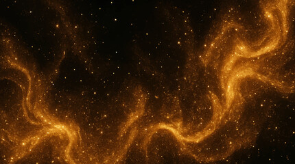 Dark blue outer space with bright, starry galaxies and a deep cosmic nebula light © RD Visuals