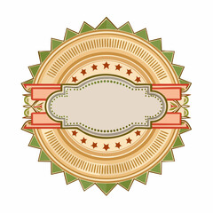 set of vintage labels
