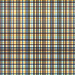 Color Scotland textile seamless pattern. Fabric texture check tartan plaid. Abstract geometric background for cloth, card, fabric. Monochrome graphic repeating design. Modern squared ornament.