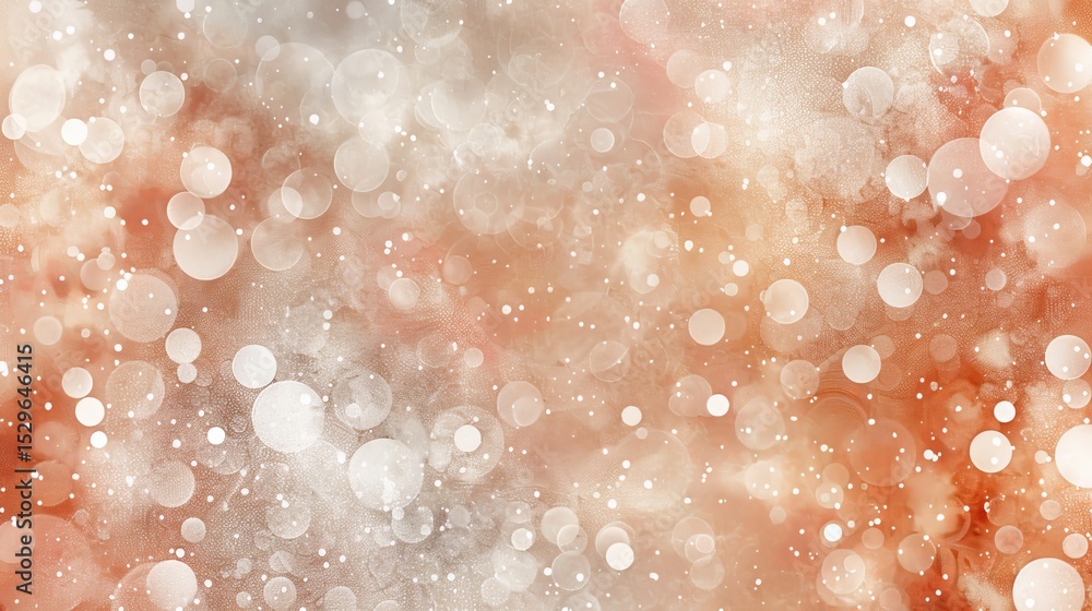 Aufkleber this abstract background features soft-focus bokeh effects with a blend of warm and cool colors, cre