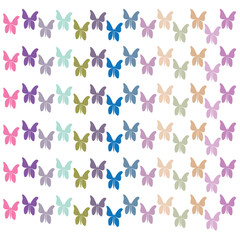 A vector of a butterfly pattern design