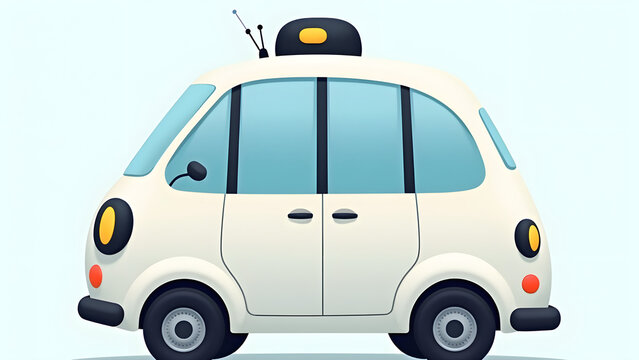 A Self-driving Car simple illustration
