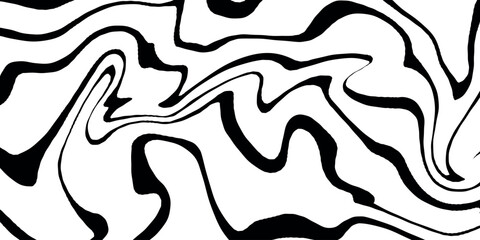 Abstract horizontal white and black background waves. Trendy vector illustration design in style retro 60s, 70s.