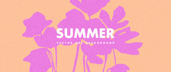 Abstract creative concept of colorful summer cards with flowers. Bright modern art vector texture background for ads, banner, cover, label, poster, sales, social media, flyer. Ideal template design.