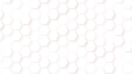 Hexagon seamless pattern. Honeycomb shape geometric background. Honeycomb white background, Hexagon texture, 